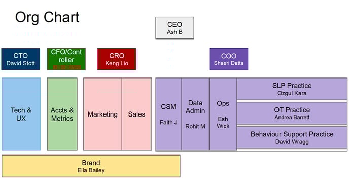 team structure - org chart